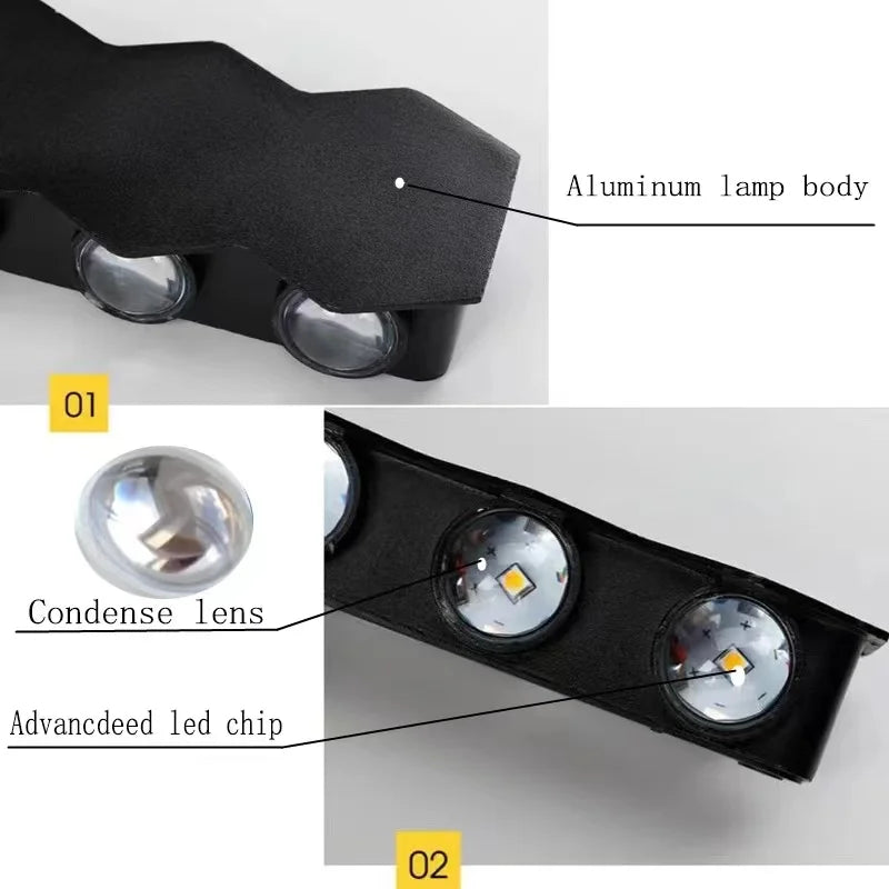 Modern Wavy LED Wall Lamp for Hallway & Bedside