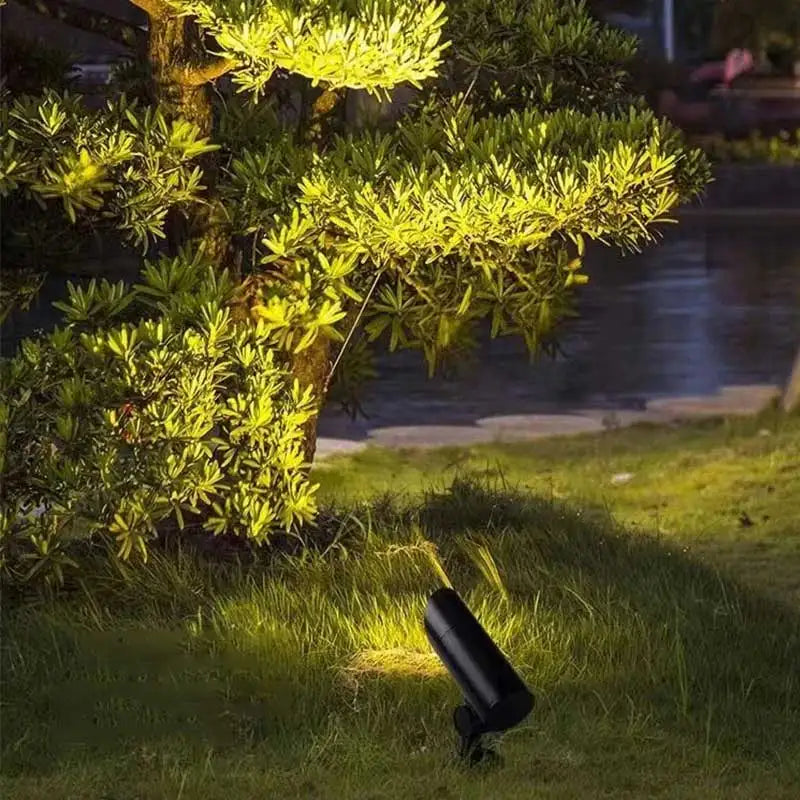 12V Low-Voltage LED Landscape Spotlight, Ground Spike Mount