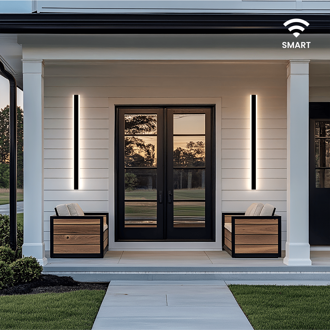 Smart App-Controlled LED Outdoor Wall Light (8 Lengths)