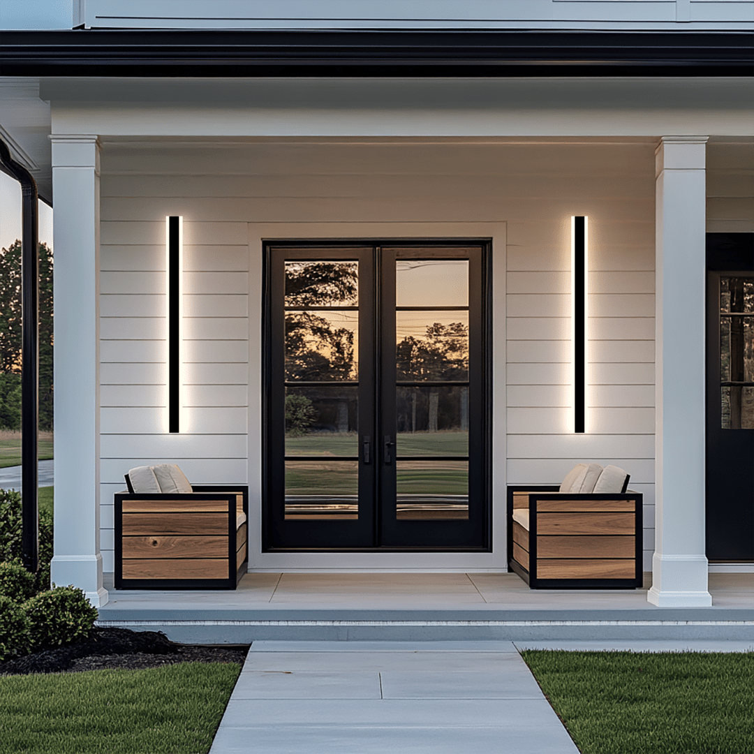 Remote-Dimmable LED Outdoor Wall Light (8 Lengths)