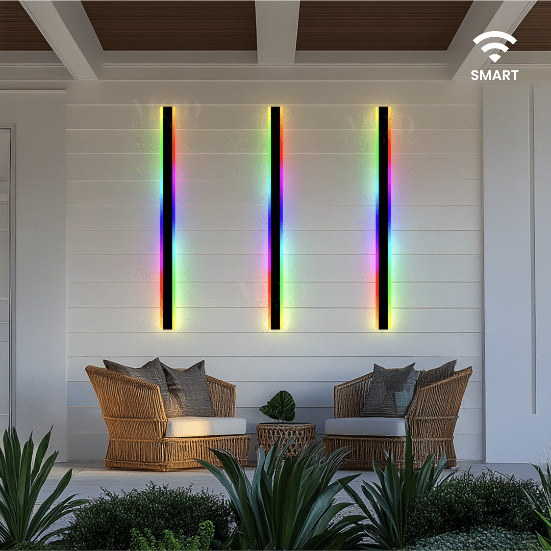 RGB Smart App-Controlled LED Wall Light, 10 Color Effects