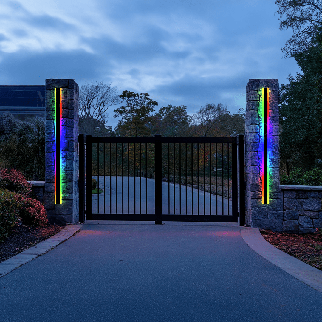 RGB Remote-Controlled LED Wall Light, 358 Color Effects