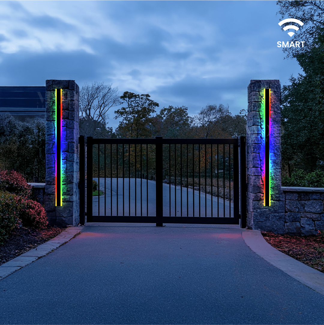 RGB Smart App-Controlled LED Wall Light, 10 Color Effects