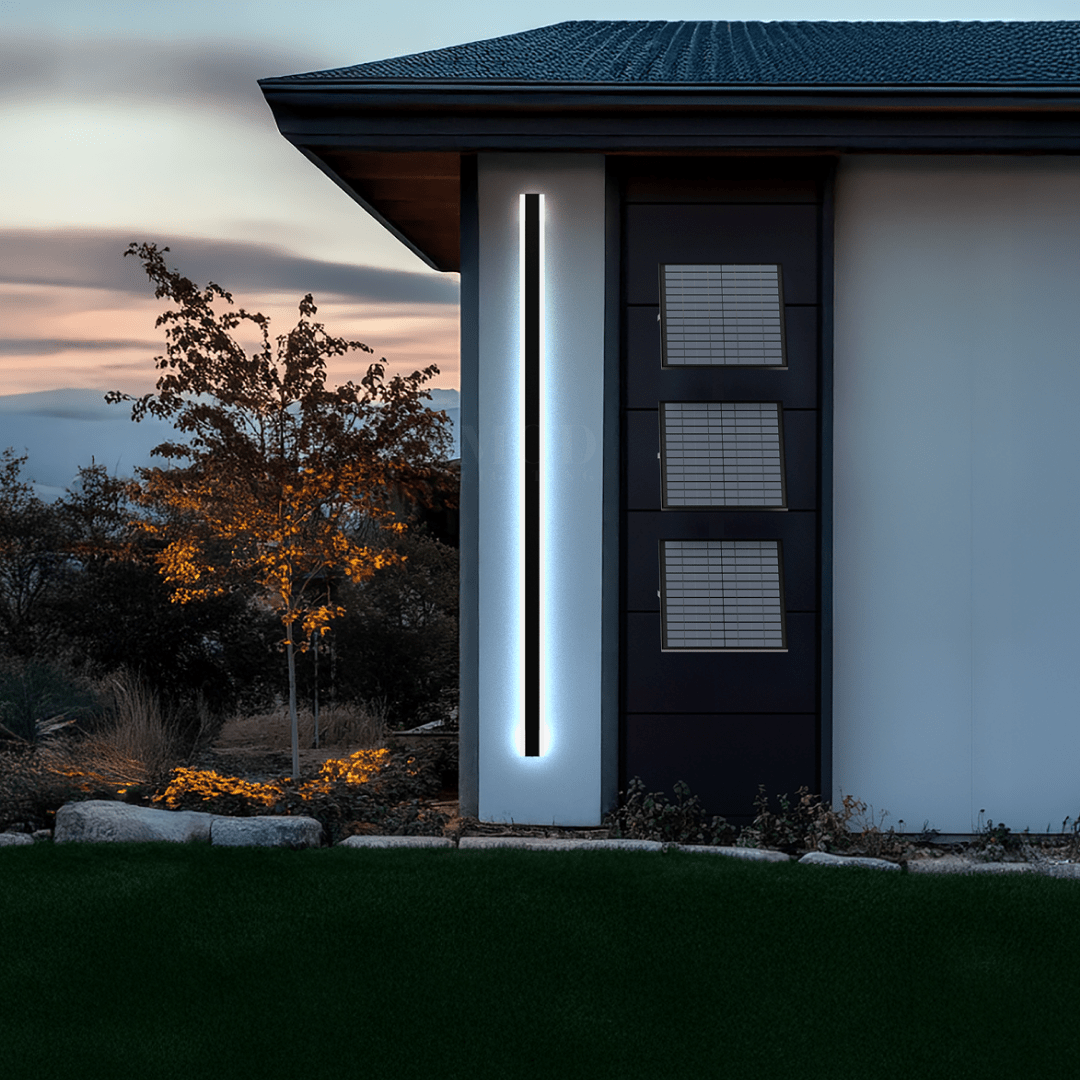 Solar Outdoor LED Wall Light, IP65 Weatherproof Sconce