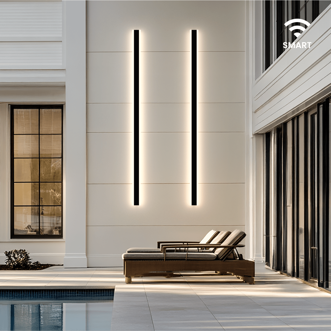 Smart App-Controlled LED Outdoor Wall Light (8 Lengths)