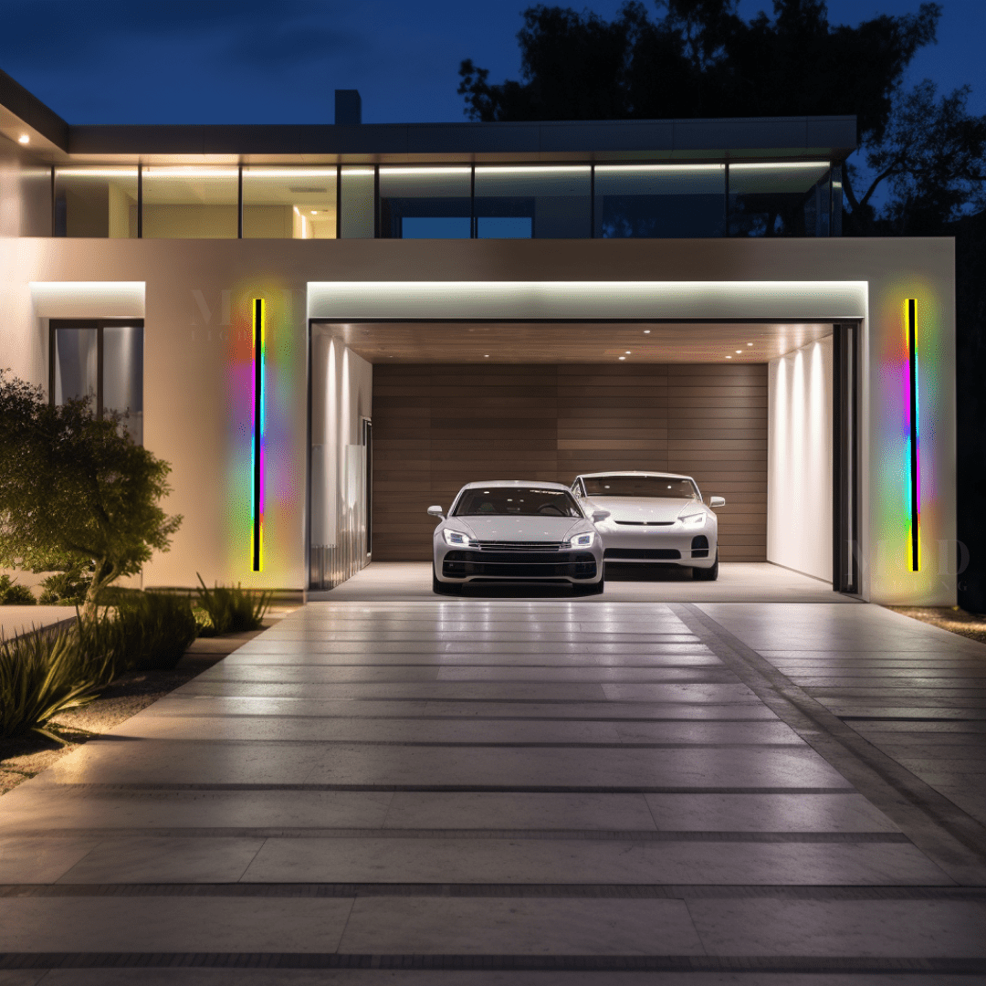 RGB Remote-Controlled LED Wall Light, 358 Color Effects