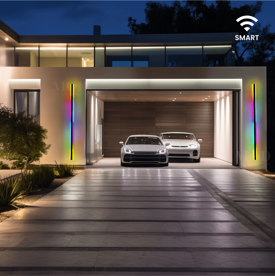 RGB Smart App-Controlled LED Wall Light, 10 Color Effects