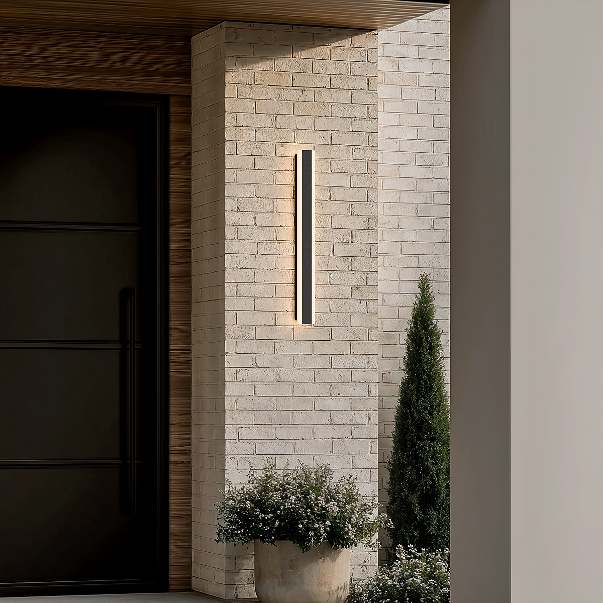 Remote-Dimmable LED Outdoor Wall Light (8 Lengths)