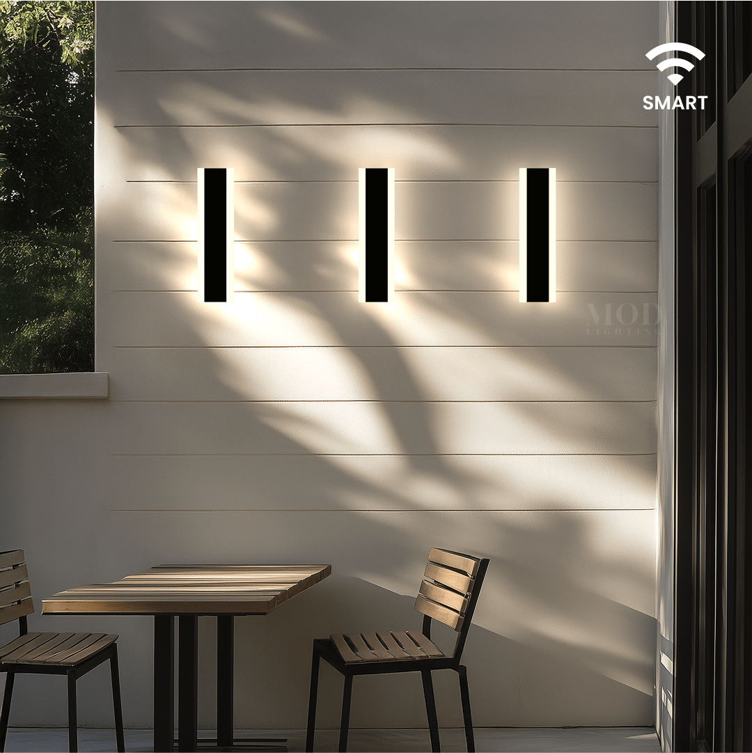 Smart App-Controlled LED Outdoor Wall Light (8 Lengths)