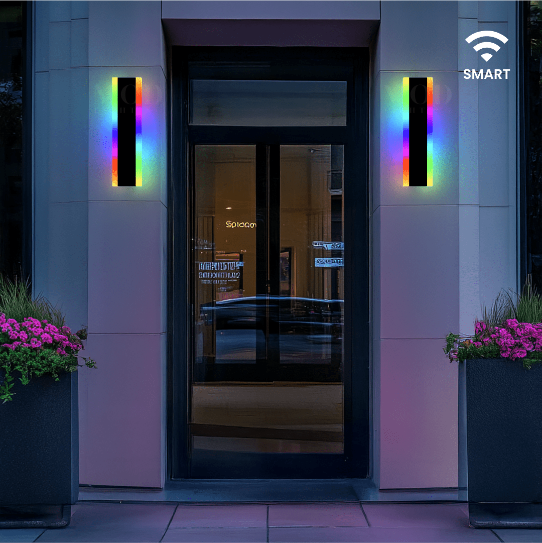 RGB Smart App-Controlled LED Wall Light, 10 Color Effects