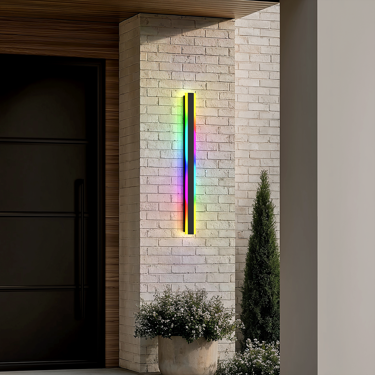 RGB Remote-Controlled LED Wall Light, 358 Color Effects