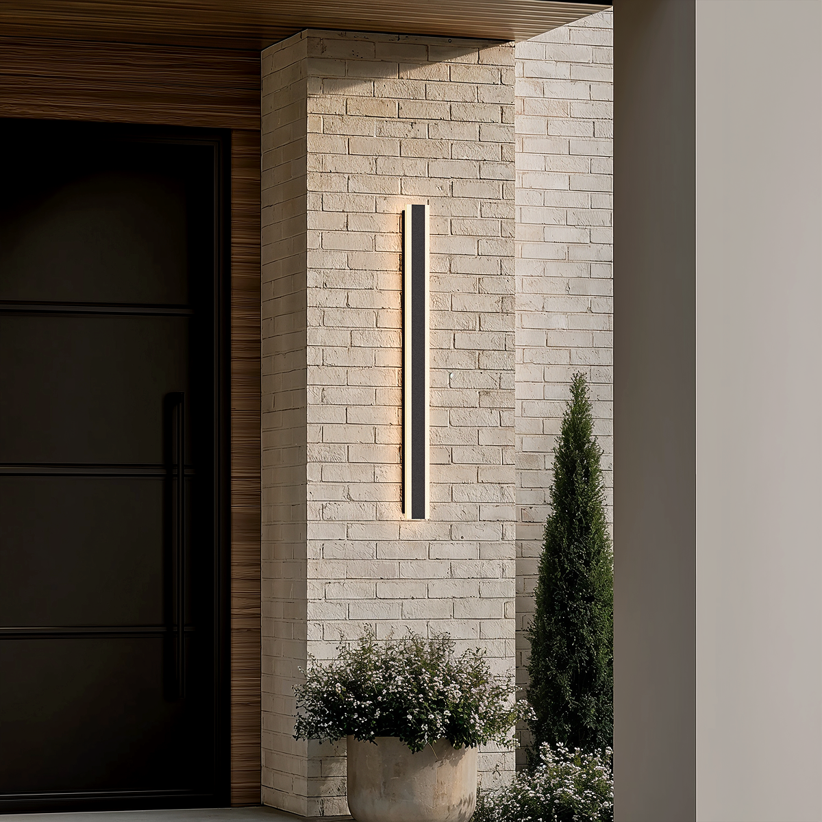 Remote-Dimmable LED Outdoor Wall Light (8 Lengths)