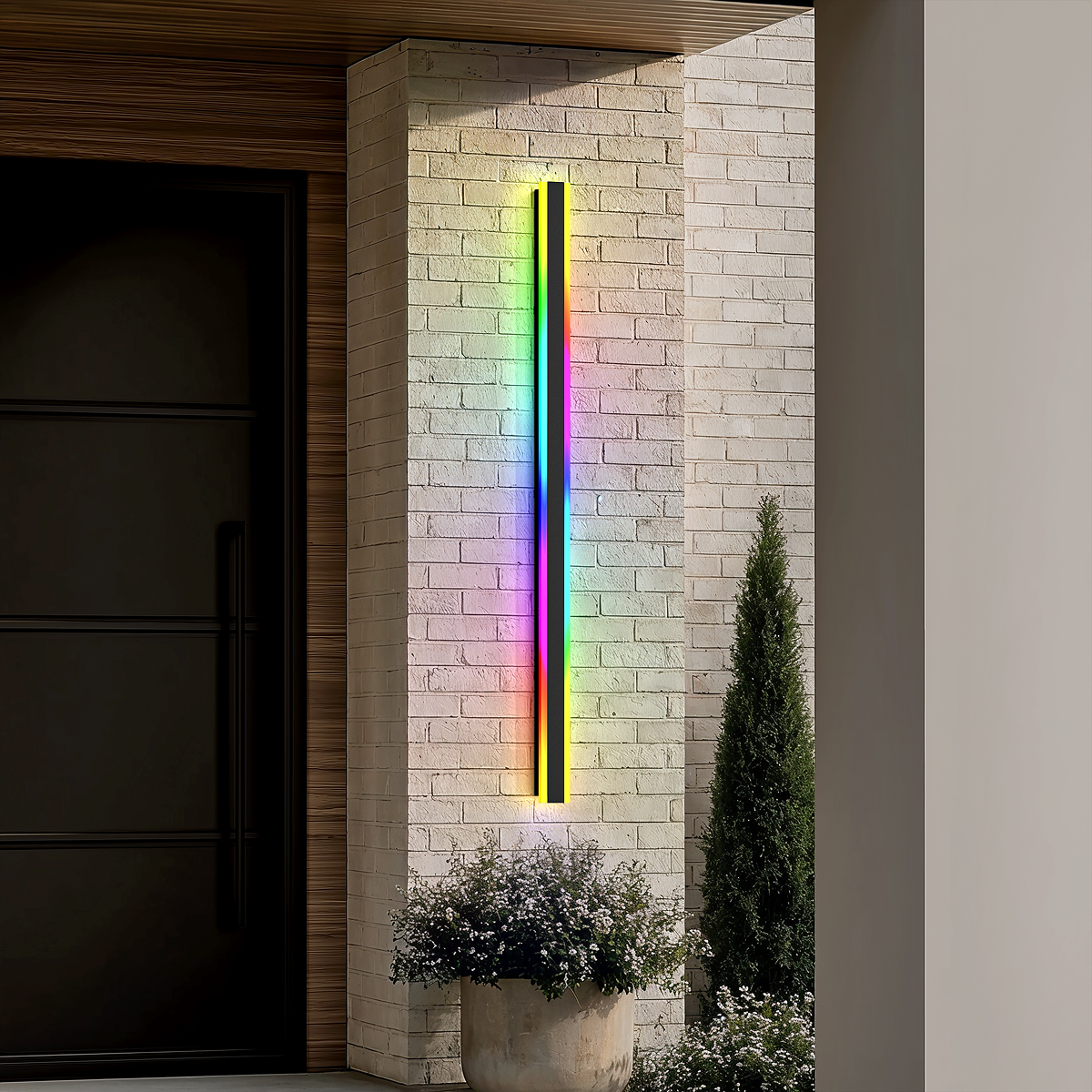 RGB Remote-Controlled LED Wall Light, 358 Color Effects