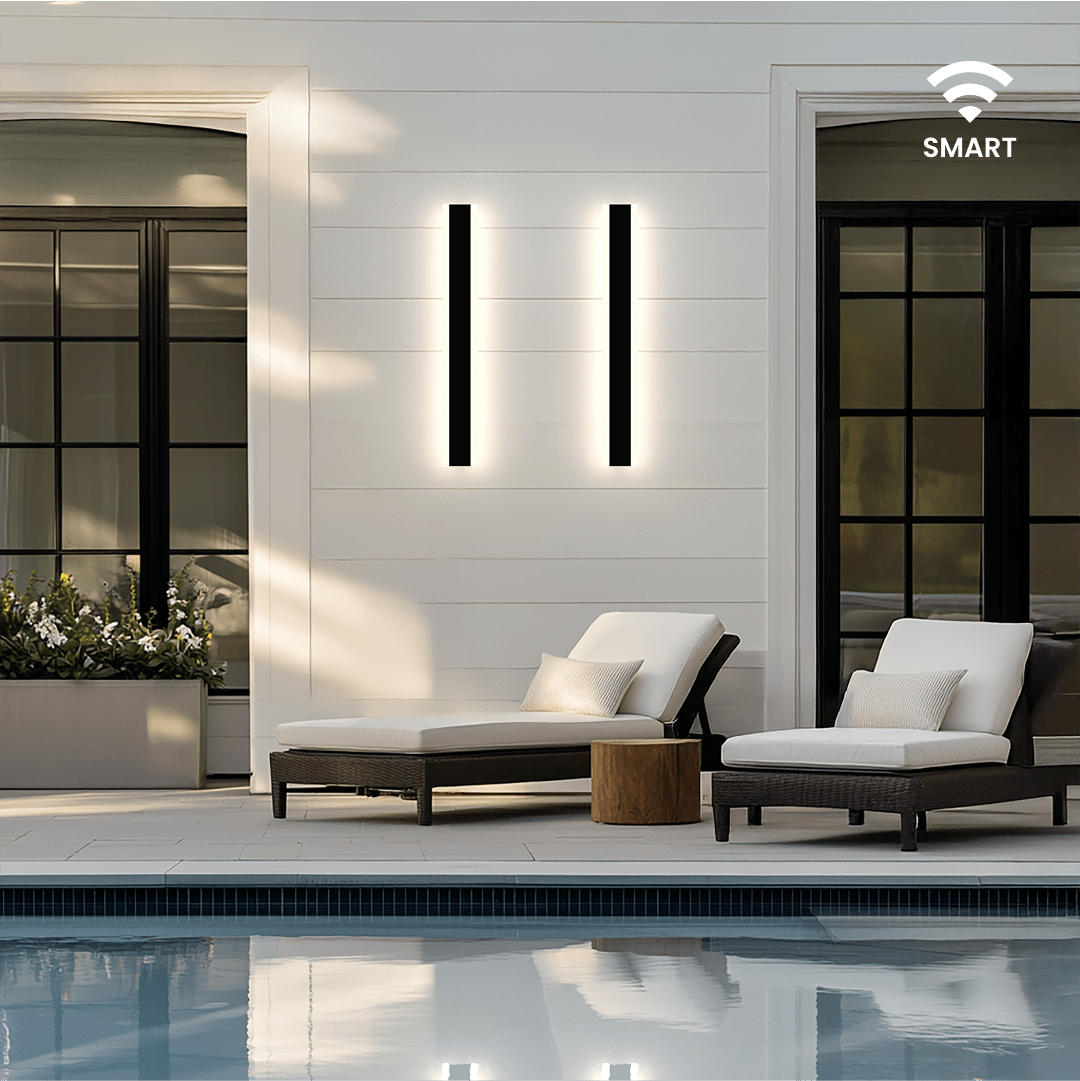 Smart App-Controlled LED Outdoor Wall Light (8 Lengths)