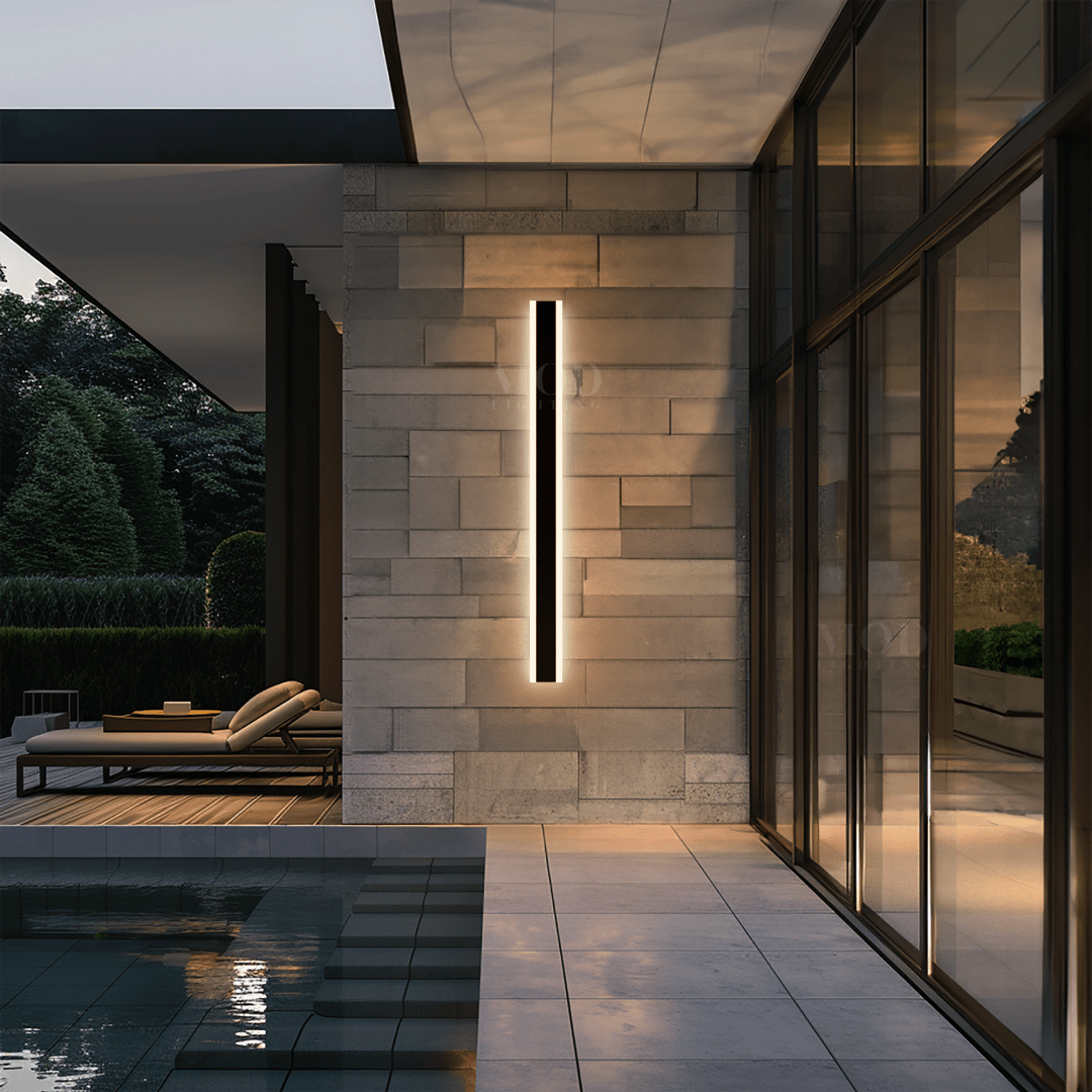 Remote-Dimmable LED Outdoor Wall Light (8 Lengths)