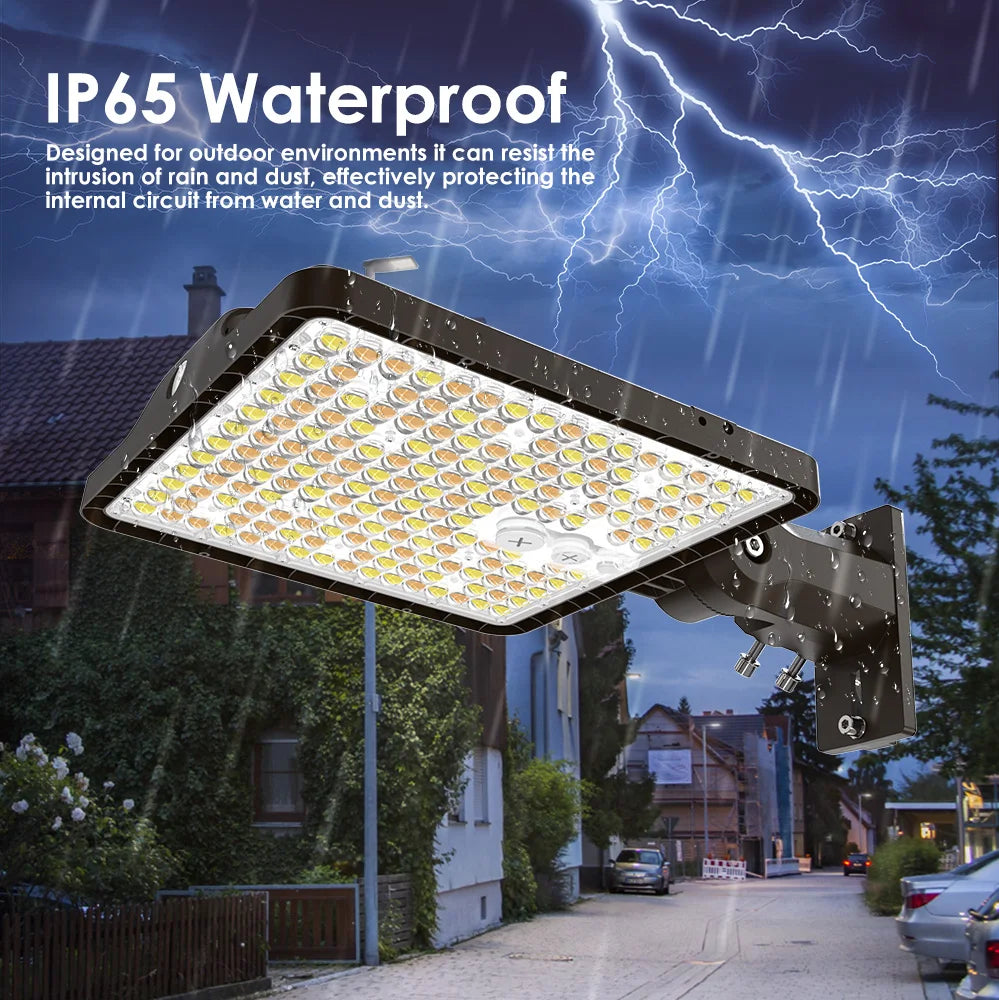 300W LED Area Light, Tunable CCT for Parking Lots & Streets