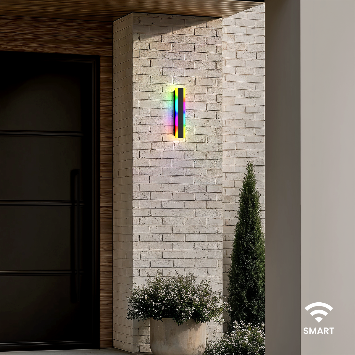 RGB Smart App-Controlled LED Wall Light, 10 Color Effects
