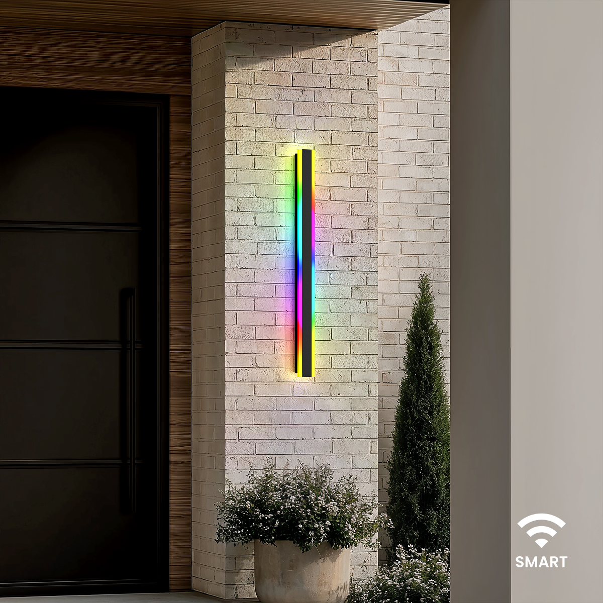 RGB Smart App-Controlled LED Wall Light, 10 Color Effects