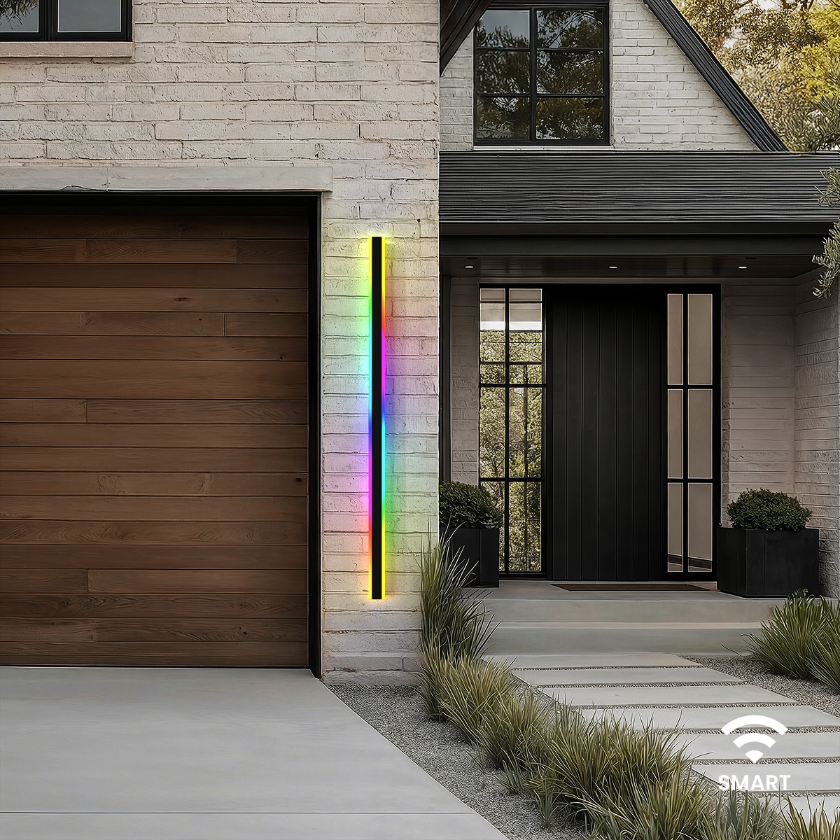 RGB Smart App-Controlled LED Wall Light, 10 Color Effects