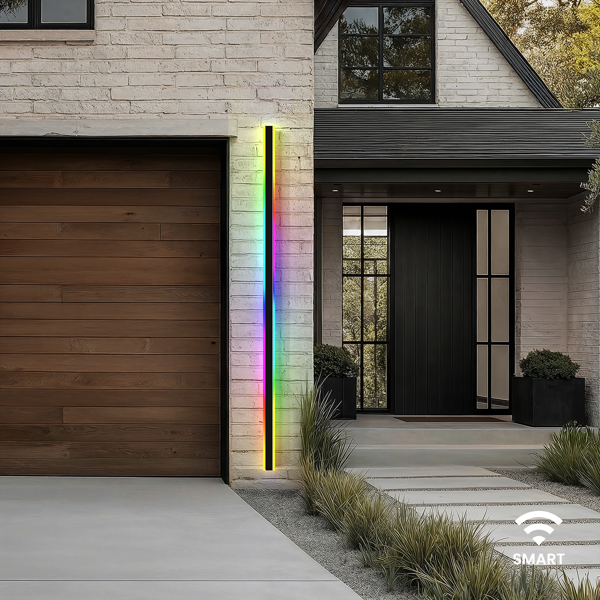 RGB Smart App-Controlled LED Wall Light, 10 Color Effects
