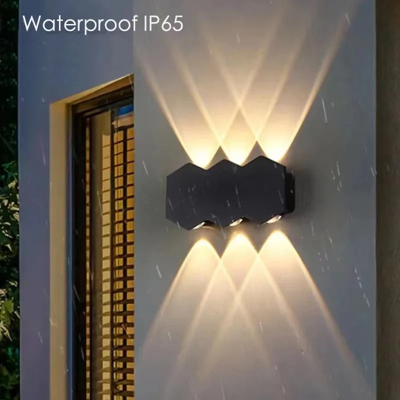 Modern Wavy LED Wall Lamp for Hallway & Bedside