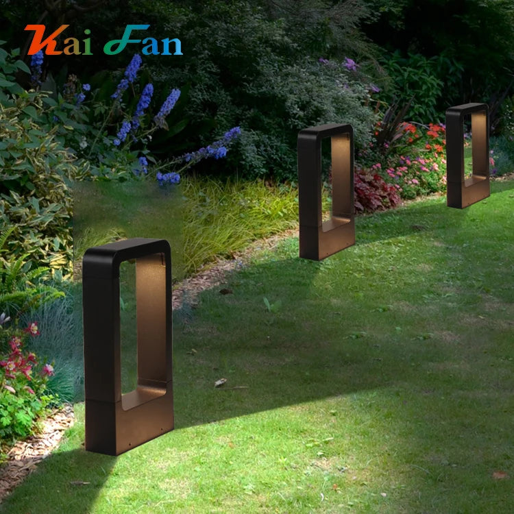 10W LED Post Bollard Light for Hotel Gardens & Courtyards
