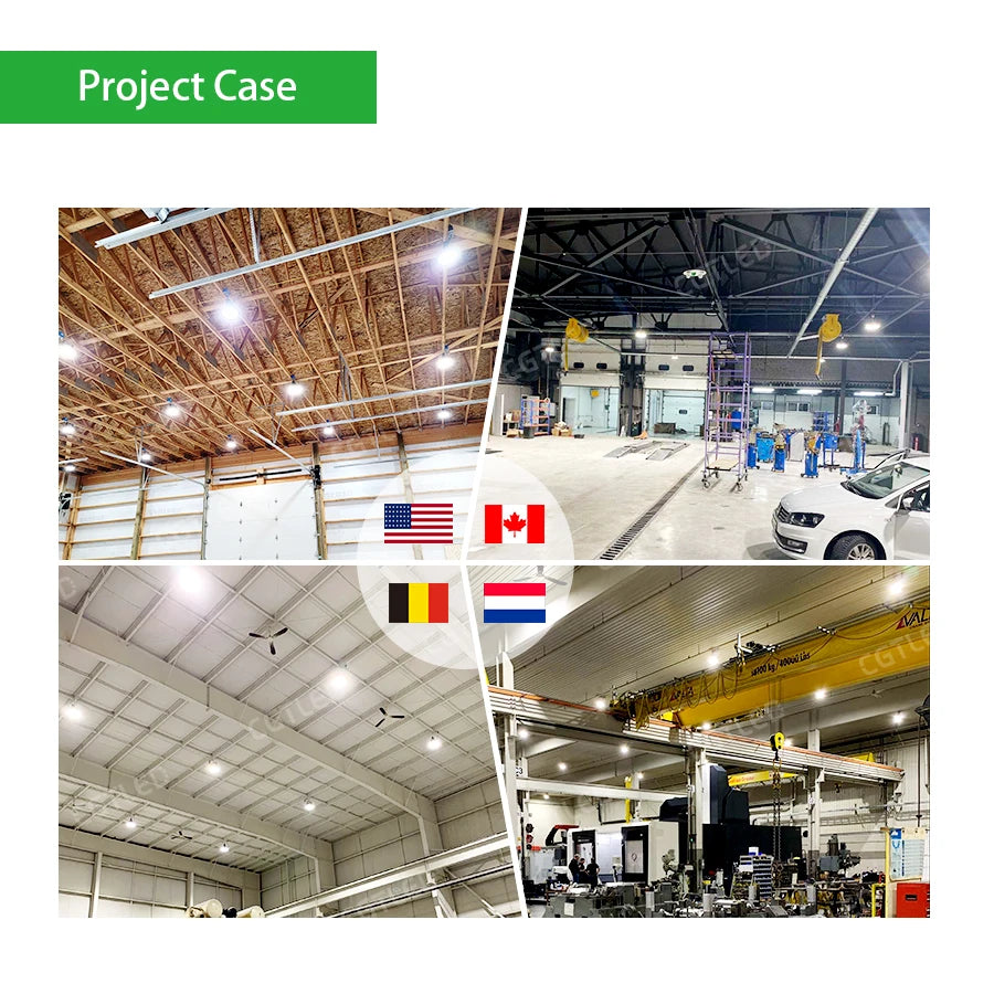 240W Switchable UFO LED High Bay Light for Warehouses & Factories