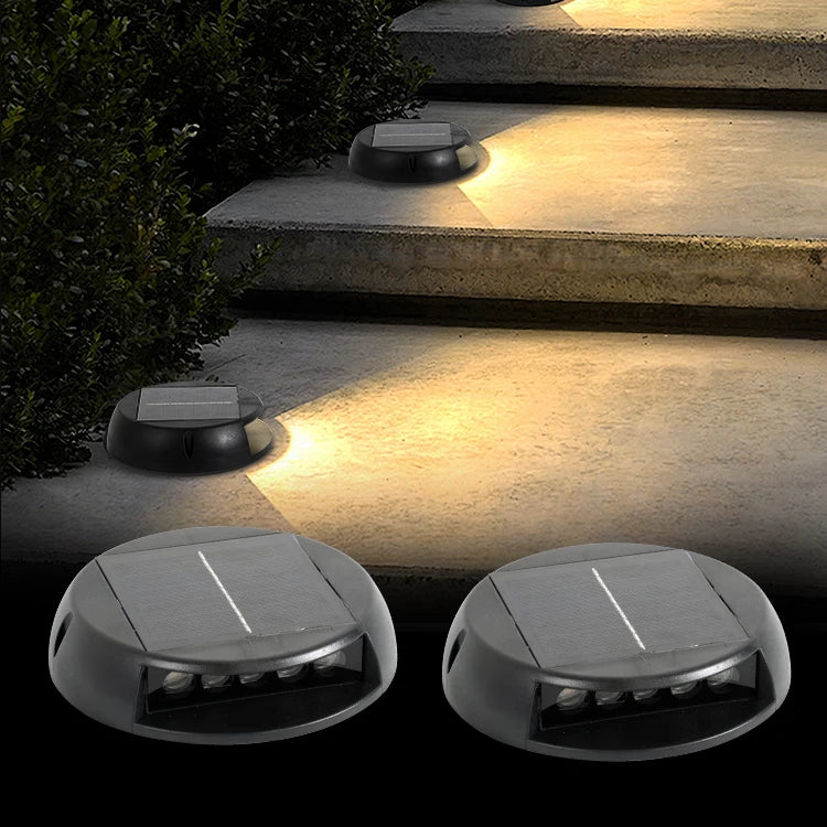 Solar LED Walkway Lights, IP66 Waterproof for Trails & Courtyards