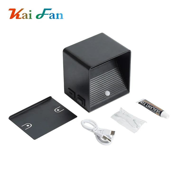 USB Rechargeable Motion Sensor LED Wall Light