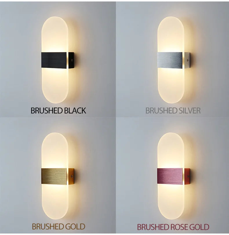 LED Corridor & Garden Wall Lamp, Indoor/Outdoor Accent Lighting