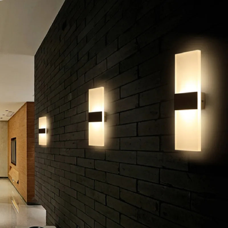 LED Acrylic Step & Wall Light for Indoor and Garden Spaces