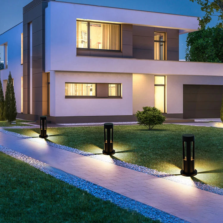 7W/10W LED Garden Bollard Lawn Light, IP65 Waterproof