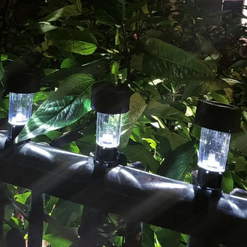 RGB Solar LED Strip Light, Waterproof Garden Railing Accent