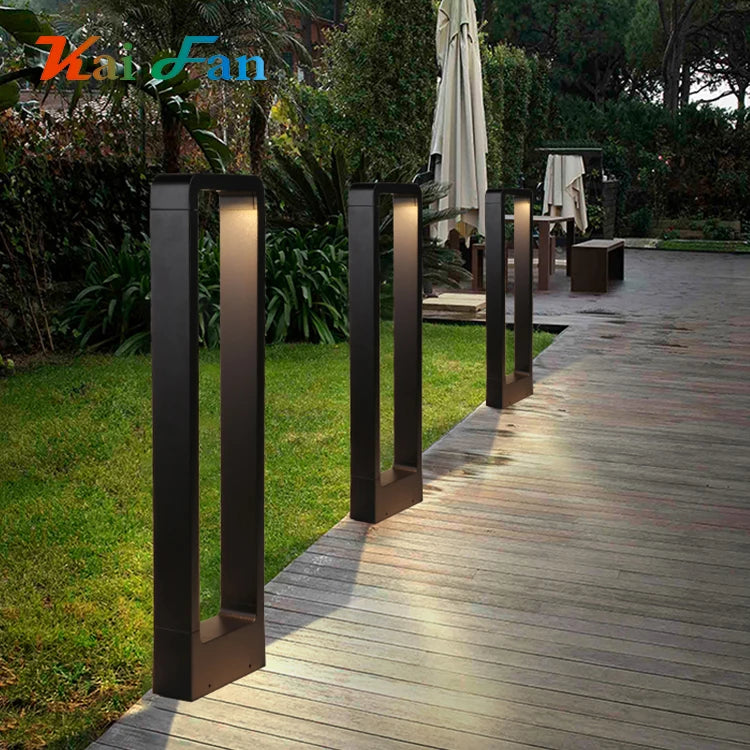 10W LED Post Bollard Light for Hotel Gardens & Courtyards