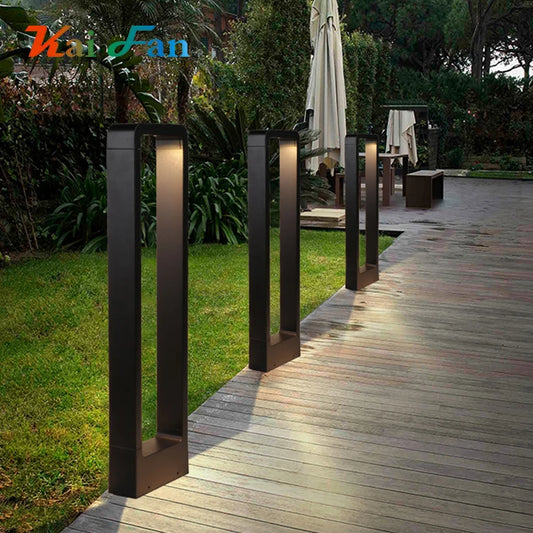 10W LED Post Bollard Light for Hotel Gardens & Courtyards
