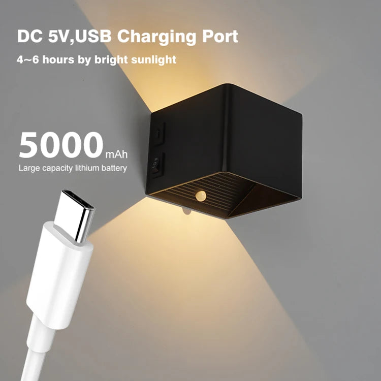 USB Rechargeable Motion Sensor LED Wall Light