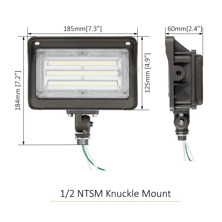30W–50W LED Outdoor Area Light for Gardens & Landscaping