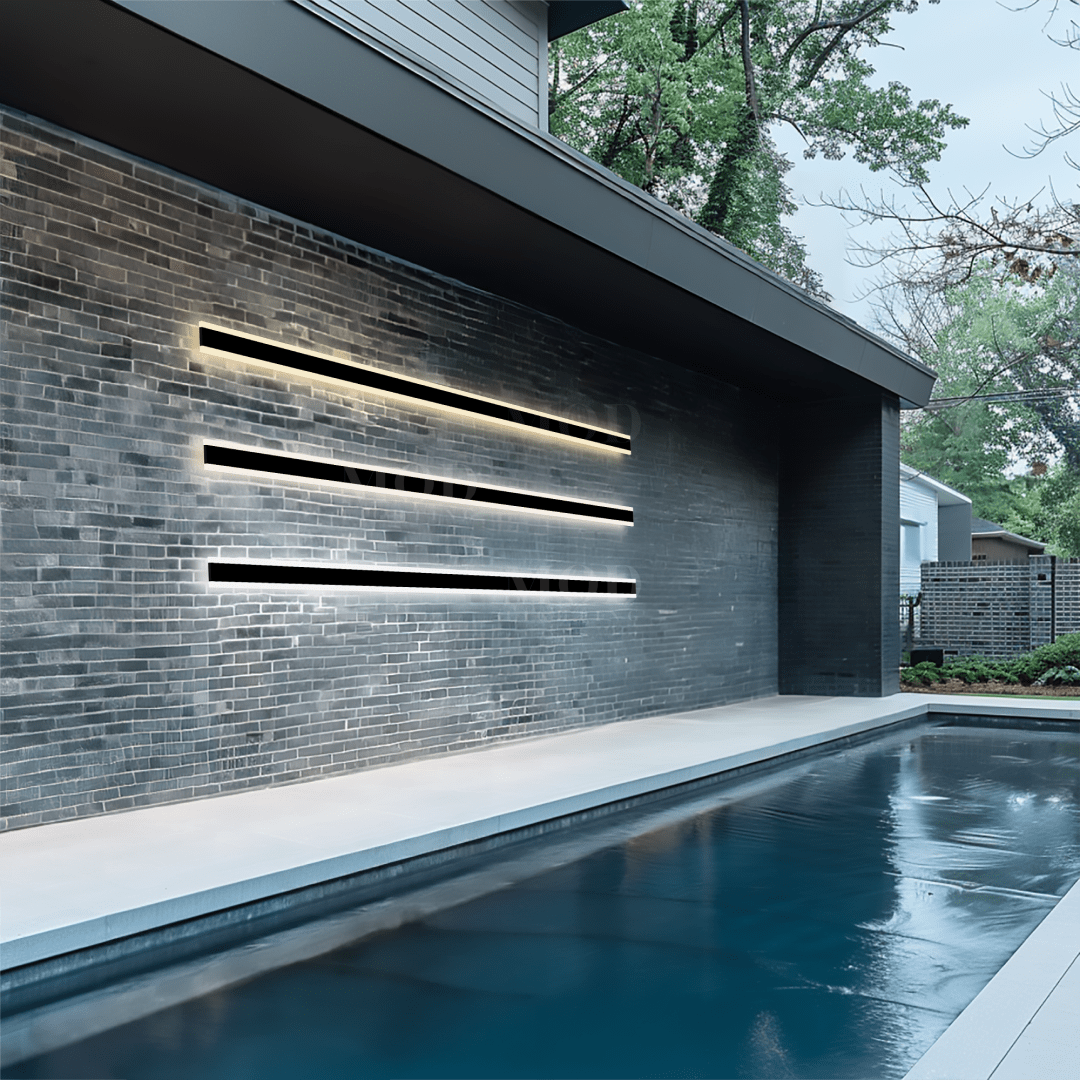 Remote-Dimmable LED Outdoor Wall Light (8 Lengths)