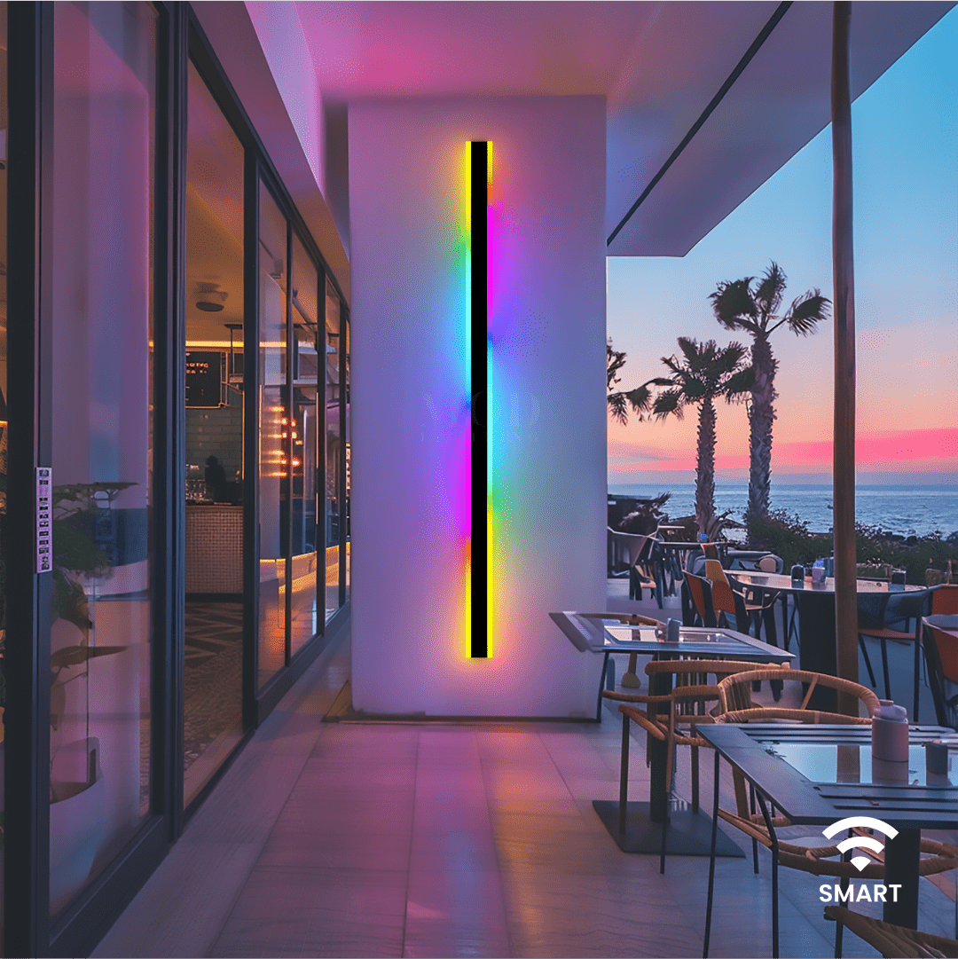 RGB Smart App-Controlled LED Wall Light, 10 Color Effects