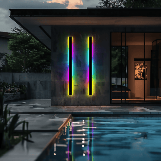 RGB Remote-Controlled LED Wall Light, 358 Color Effects