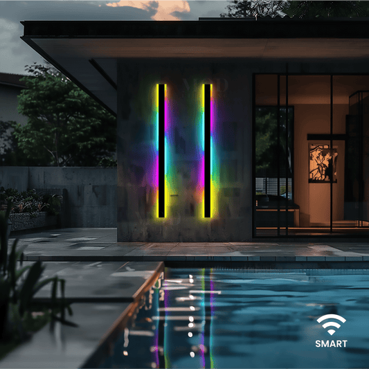 RGB Smart App-Controlled LED Wall Light, 10 Color Effects