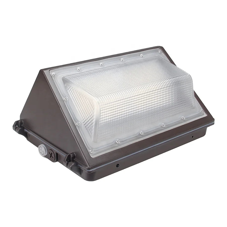 60W–120W LED Wall Pack Light, Photocell & Motion Sensor Optional