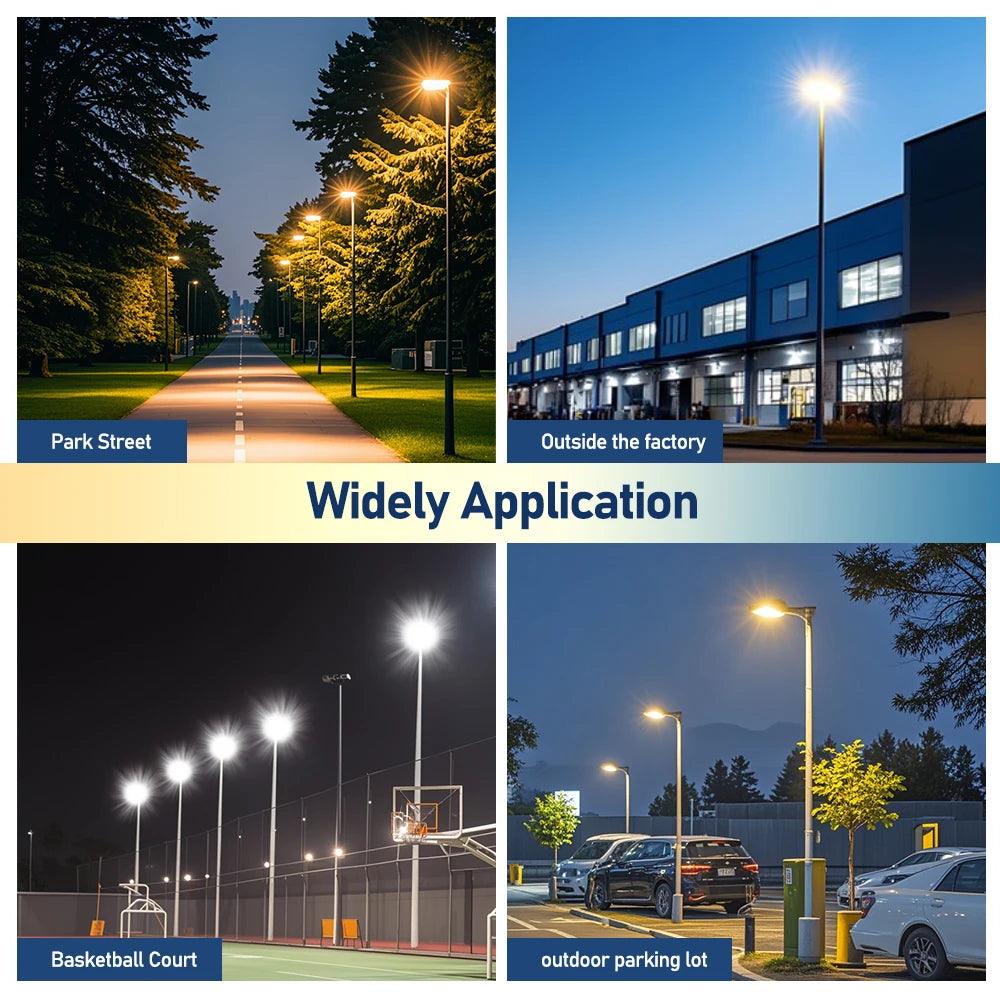 100W–500W LED Shoebox Area Light for Parking Lots