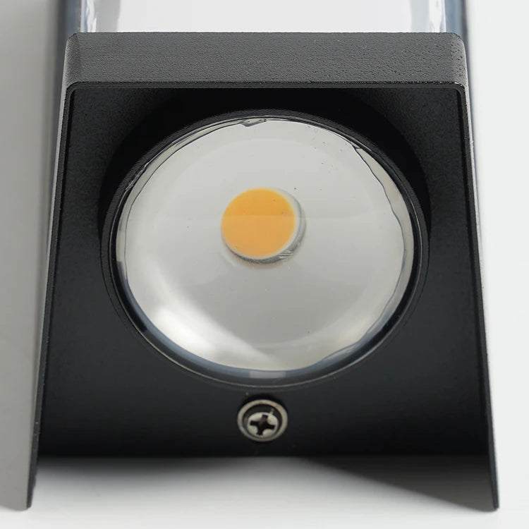 12W LED Upper & Lower Porch Wall Lamp, IP65 Waterproof