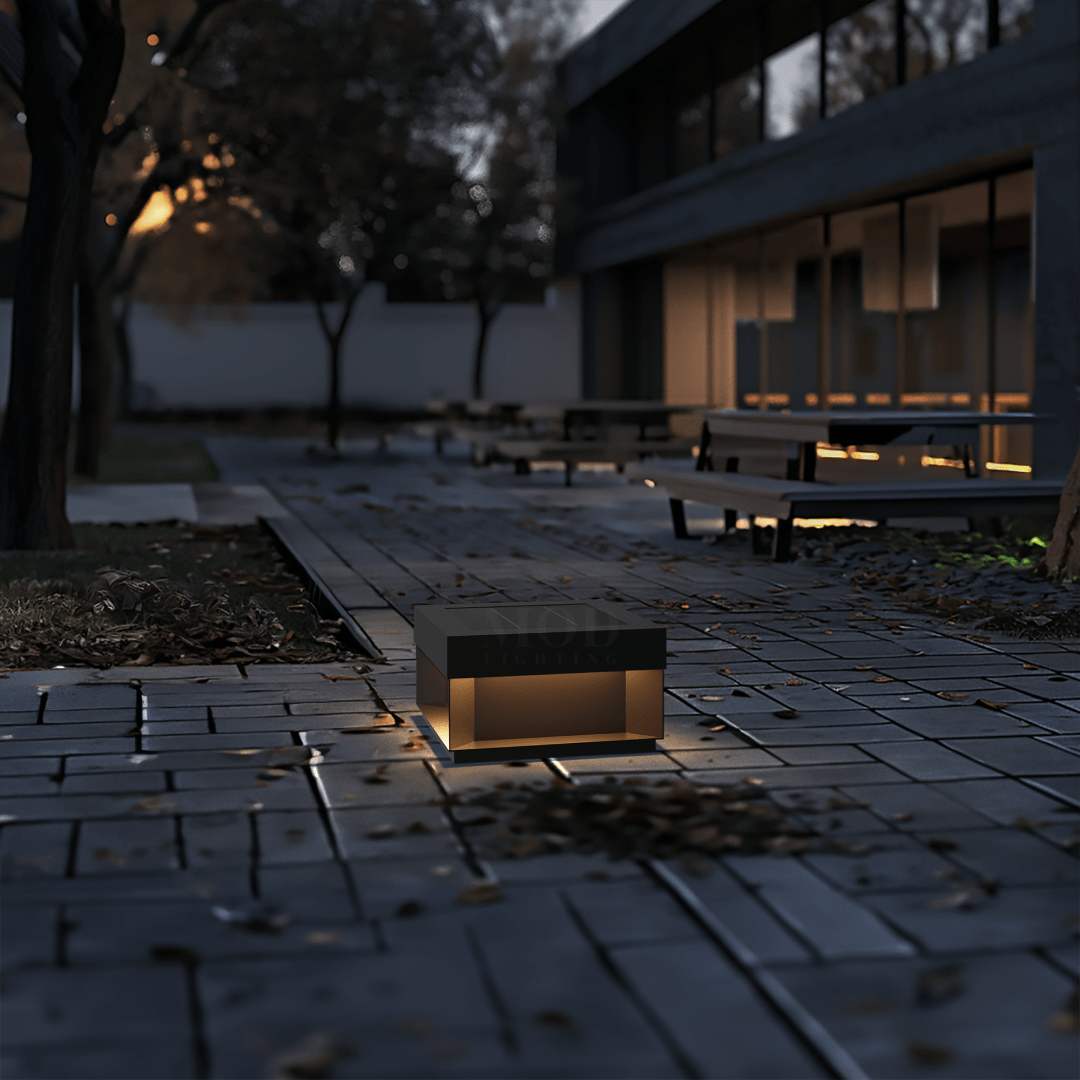 Solar Outdoor Wall Light, Rectangular LED Sconce (4 Sizes)